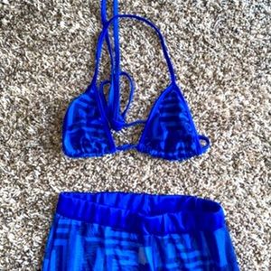 Three Piece Bathing Suit & Covert Set